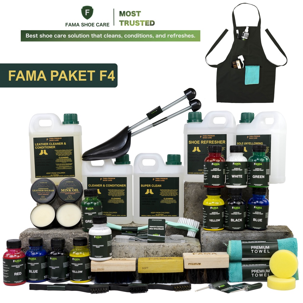 Jual Paket Cuci Sepatu F4Banyak BonusPaket Laundry SepatuFama Shoe