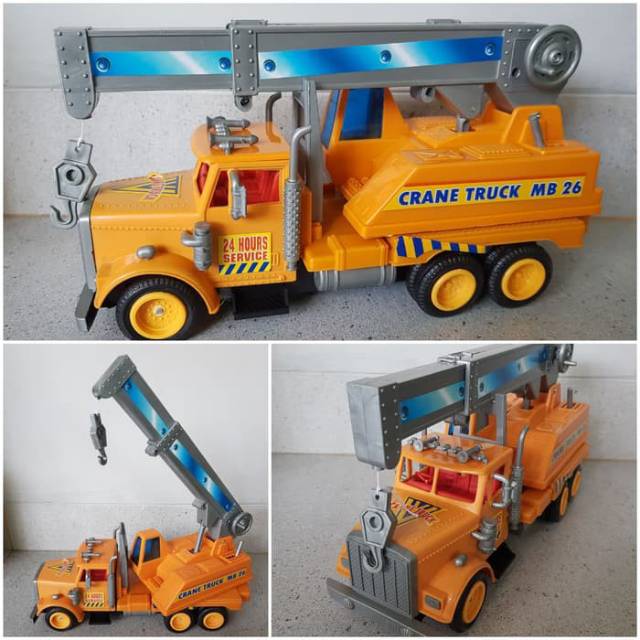 Jual Mainan Mobil Truk Crane - Mainan Mobil Truk Derek - Mobil Truck Crane | Shopee Indonesia