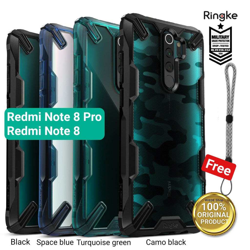Jual Case Xiaomi Redmi Note 9 Pro Note 8 Pro Note 8 Ringke Fusion X Anti Crack Casing Original | Shopee Indonesia