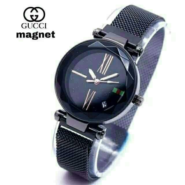 Jual Jam Tangan Gucci Rantai Pasir Tanggal Aktif Diameter 33 cm
