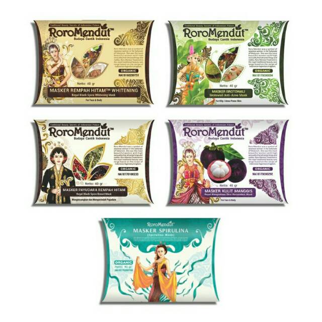 Pabrikroromendut MASKER WAJAH RORO MENDUT BEST SELLER Shopee