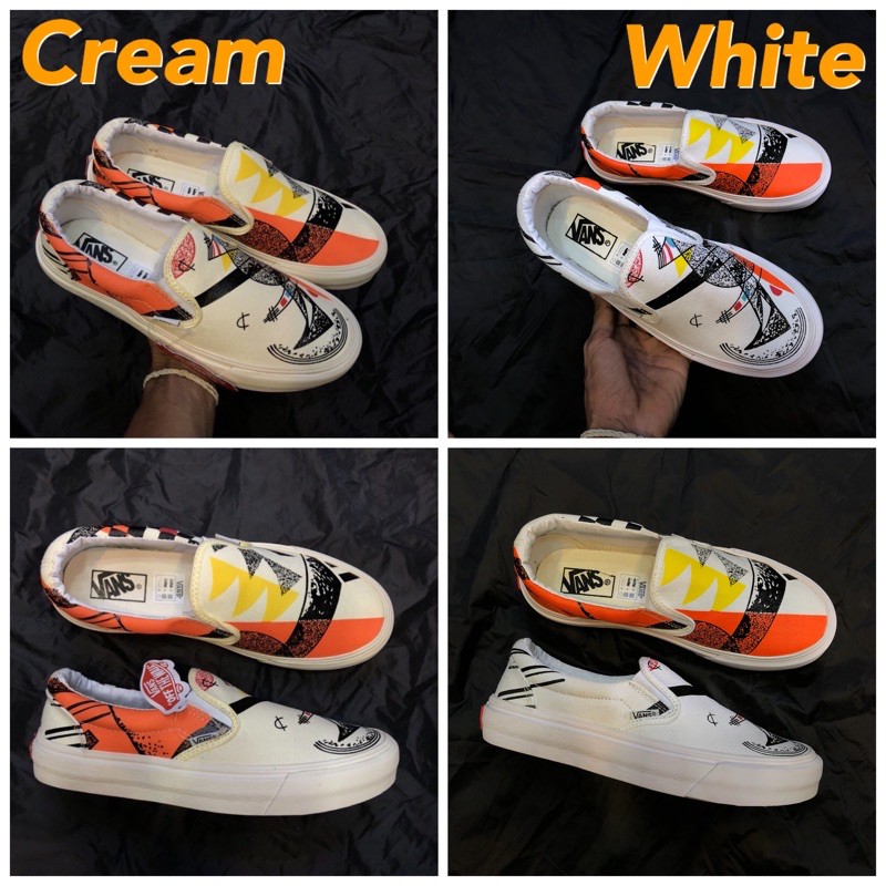 Vans Slipon Rainbow Moma Wanita Pria Grade Original Vietnam Insol