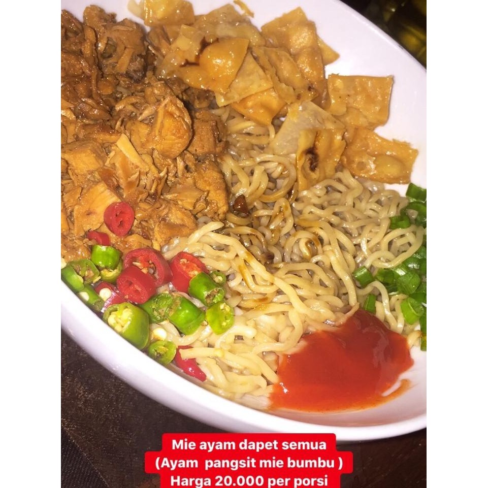 Mie Ayam frozen Shopee Indonesia