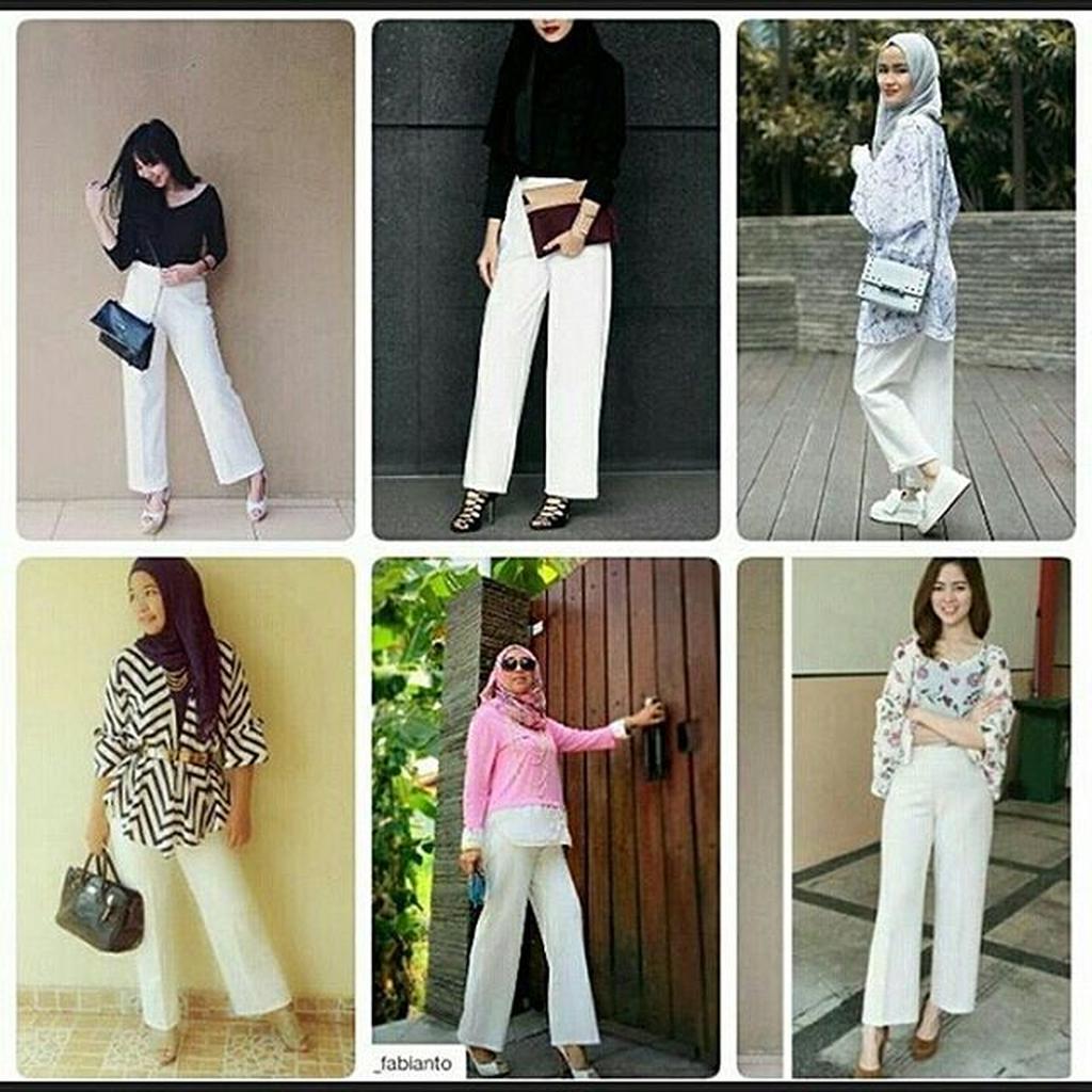 Celana Kulot Navy Cocok Dengan Baju Warna Apa Pintar Mencocokan