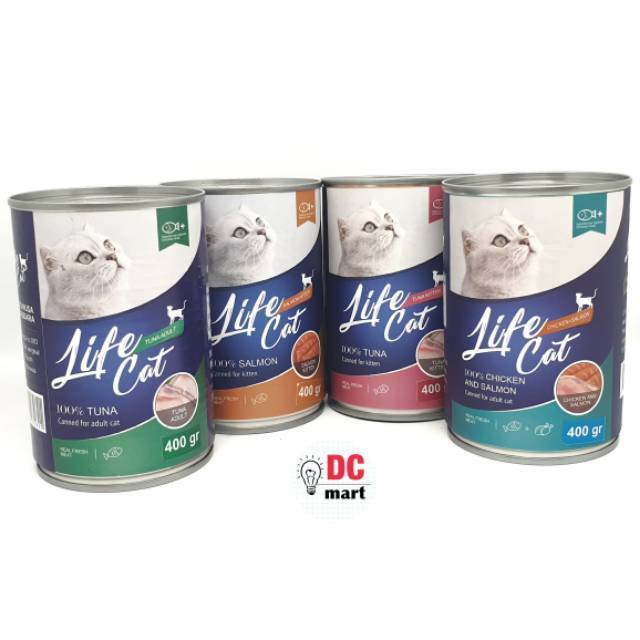 Jual LIFE CAT KALENG Wet Food 400 Gr / Makanan Kucing Cair Kaleng