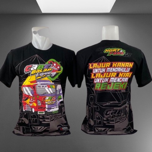 Jual Kaos Kata Kata Truck Cabe Balap Exspres Lengan Pendek Indonesia|Shopee Indonesia