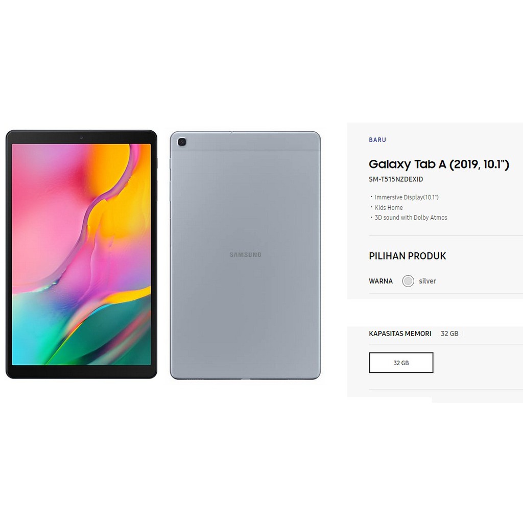 Jual Samsung Galaxy Tab A 10.1 2019 Sm-T515 - Resmi Sein | Shopee Indonesia