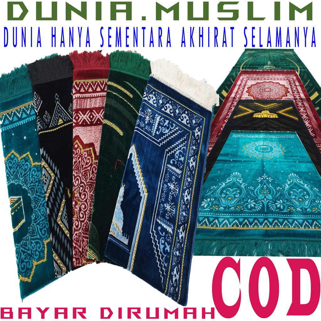 Sajadah Midi Turkey Turki Bulu Peralatan Sholat Fashion