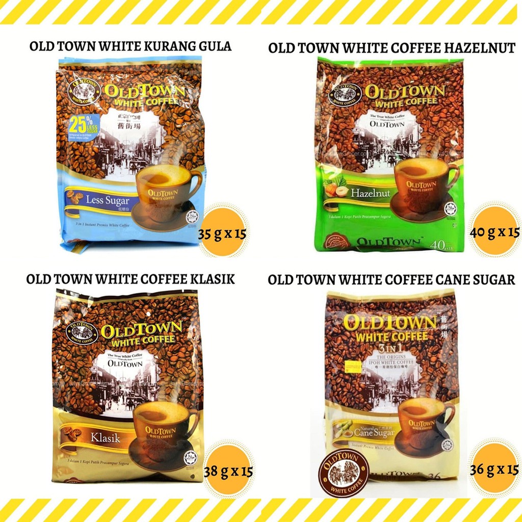 Jual Old Town White Coffee All Variant / Kopi Malaysia (15 Sachet