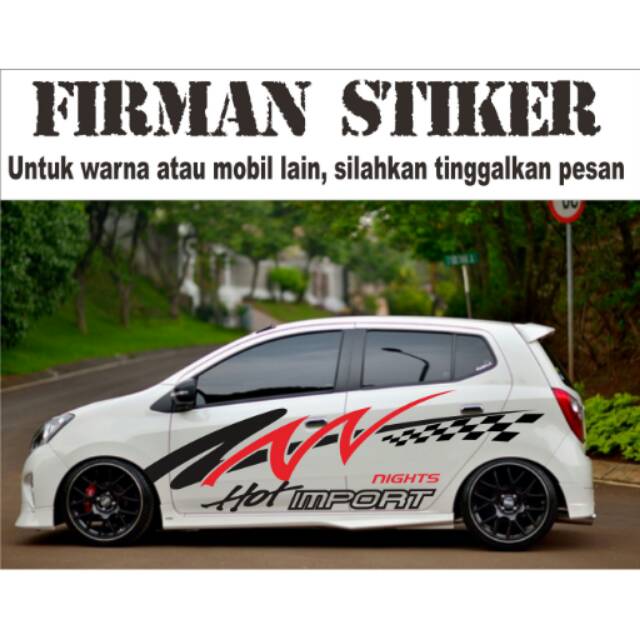 Model Stiker Mobil Agya GambarGambar Stiker