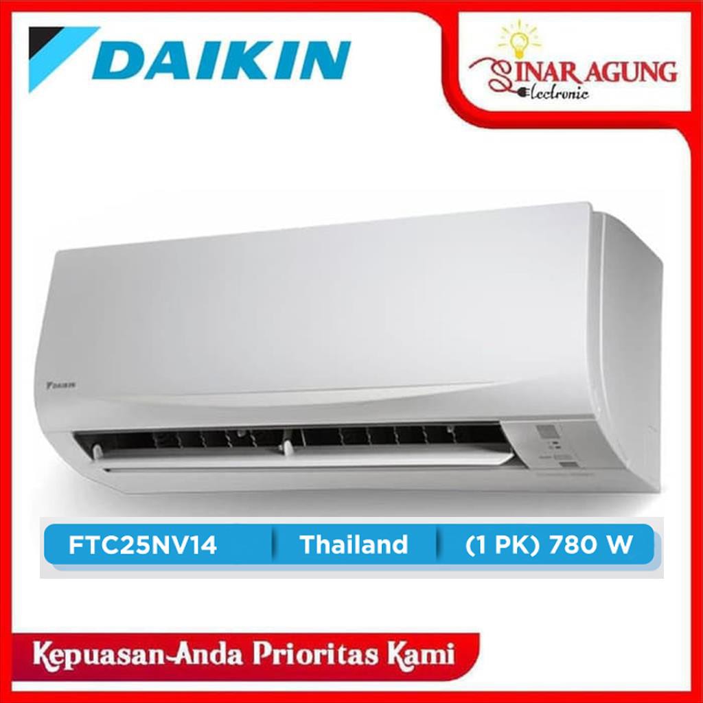 Jual AC Split Daikin FTC25NV14 Putih [1 PK/ Unit Only] Shopee Indonesia