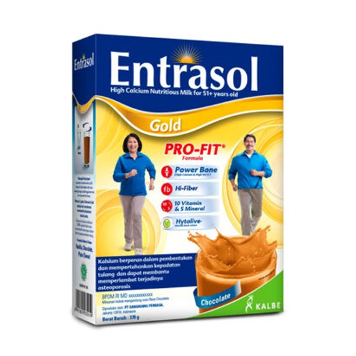 Jual Entrasol Gold Coklat 370 Gr / Susu Bubuk Tulang | Shopee Indonesia