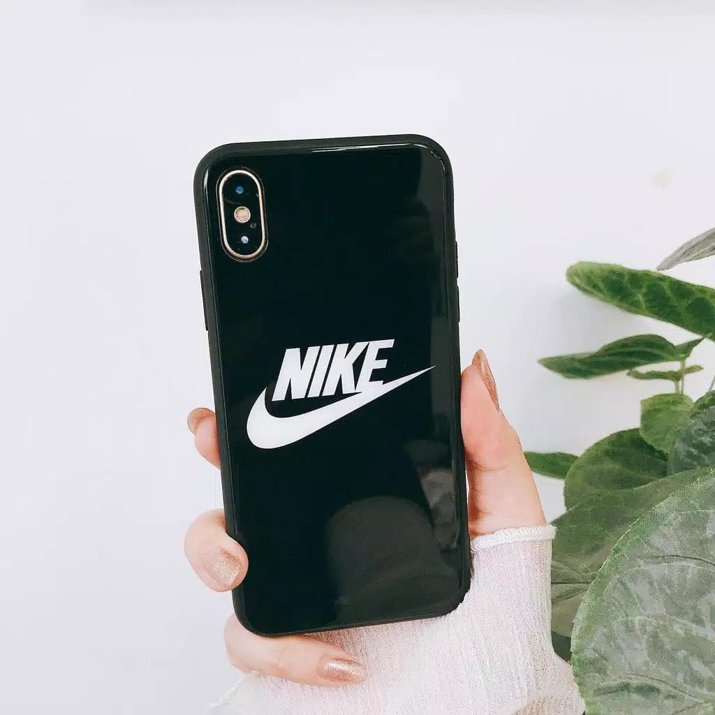 Jual Samsung A02 , M02 , A02S , A22 4G Premium Case Glass Motif Nike Adidas | Shopee Indonesia