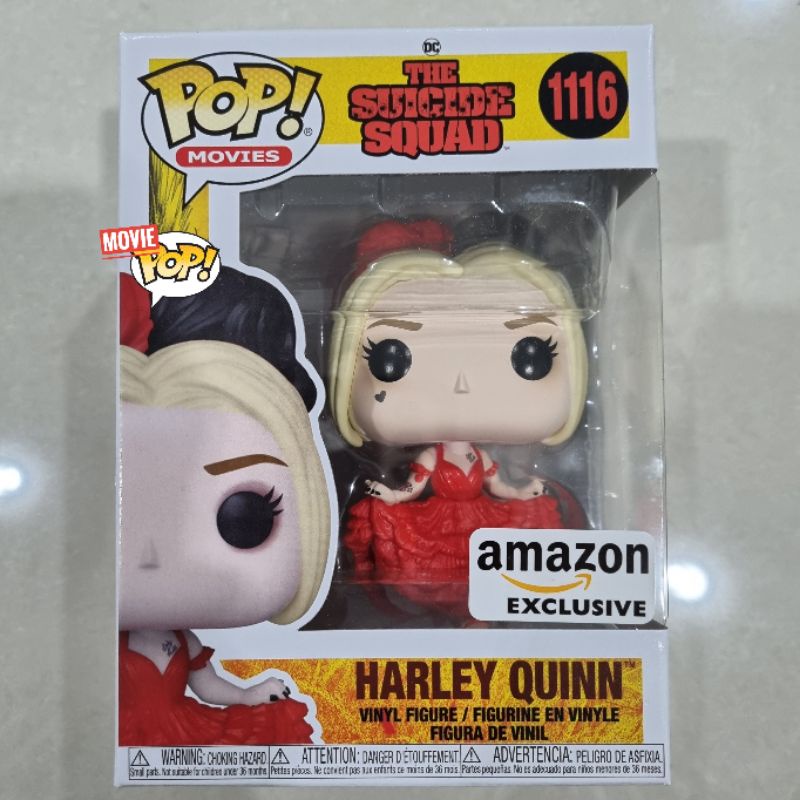 Jual Funko Pop Dc The Suicide Squad - Harley Quinn In Red Dress Amazon Exclusive | Shopee Indonesia