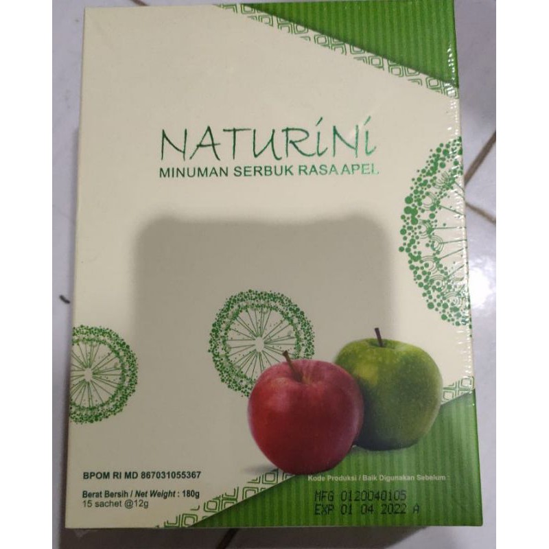 Jual NATURINI APPLE STEAMCELL FIBER Shopee Indonesia
