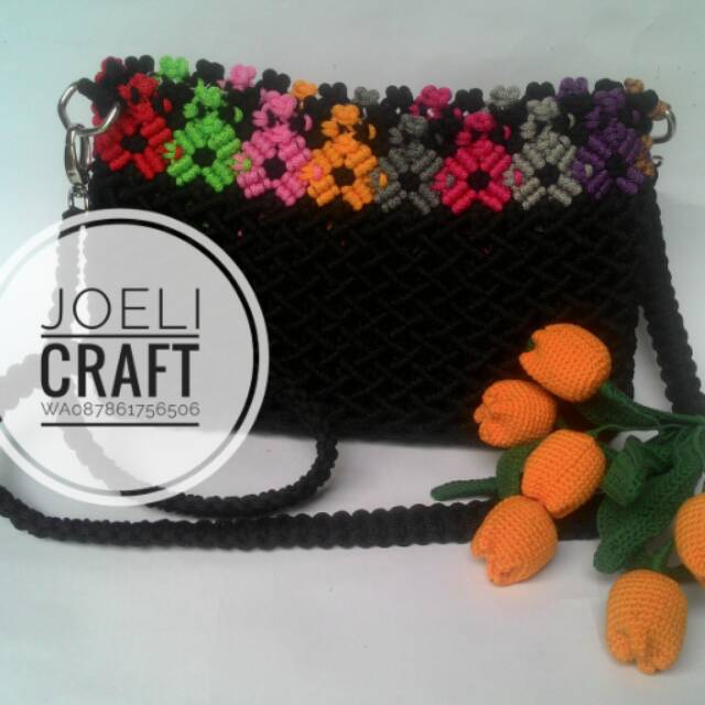 proIsrael Tas Tali Kur Warna Hitam