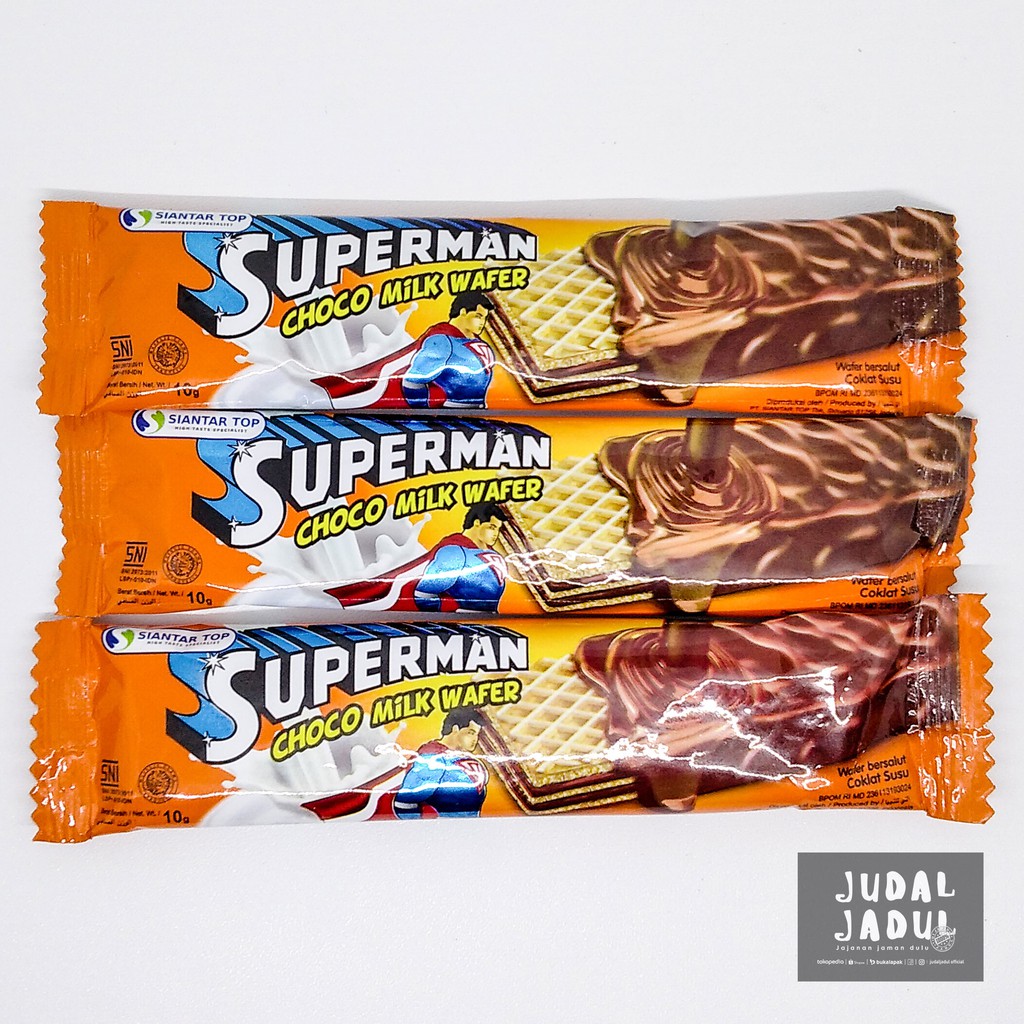 Jual Wafer Coklat Superman | Shopee Indonesia