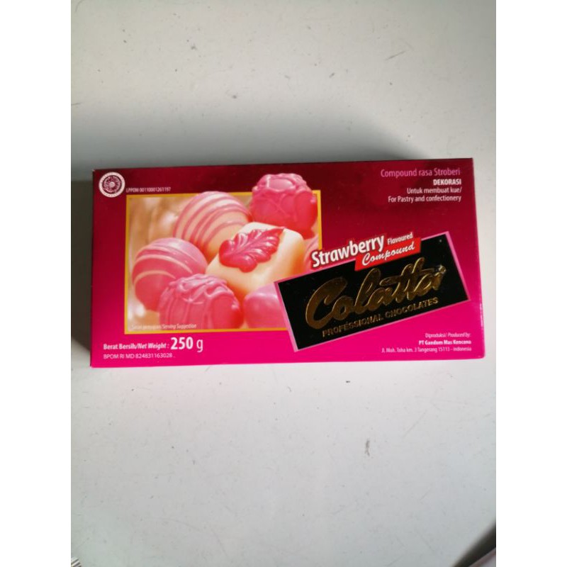 Jual Colatta Strawberry Compound Coklat Batangan Coklat Blok Coklat Rasa Strawberry | Shopee Indonesia
