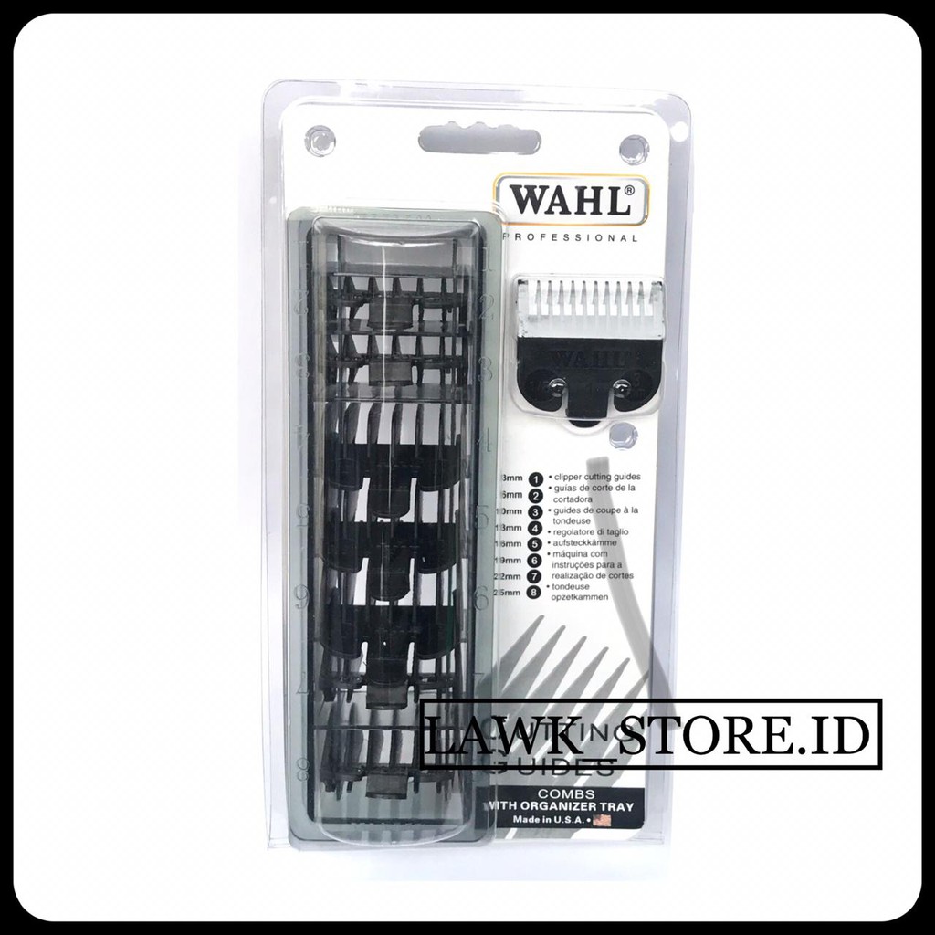 Jual Cutting Guides Comb With Organizer Tray / Comb Wahl / Sepatu Wahl / Sepatu Mesin Cukur Wahl | Shopee Indonesia