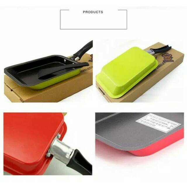 Wajan Teflon Kotak Tamagoyaki Omelette Pan CHEFMADE WK3003 Shopee