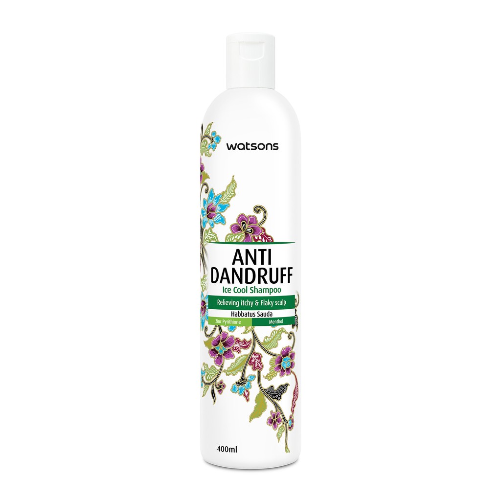 Watsons Anti Dandruff Ice Cool Shampoo 400ml Shopee Indonesia