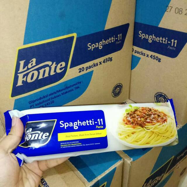 LA FONTE SPAGHETTI 450 gr LAFONTE SPAGHETTI 450gr SPAGHETTI11 PROMO