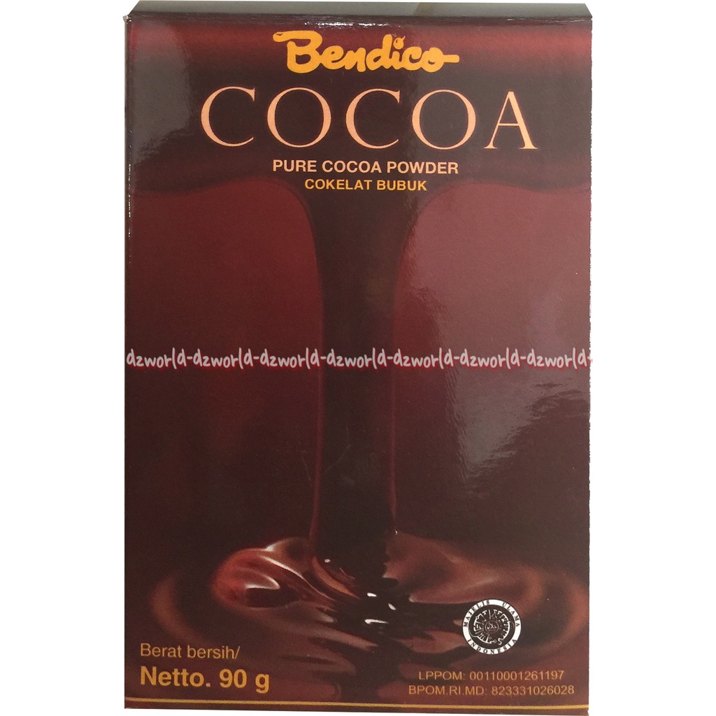 Jual Bendico Cocoa Coklat 90Gr Bubuk Tepung Pure Cocoa Powder Kokoa Coklat | Shopee Indonesia