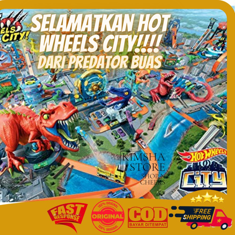 Jual Hot Wheels City Downtown Series Mainan Lintasan Track Mobil Mobilan Hotwheels | Shopee Indonesia