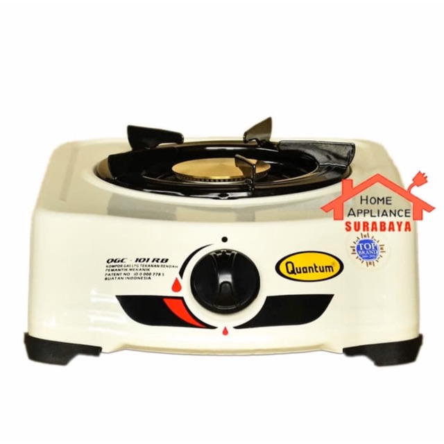 Kompor Gas LPG Quantum 1 Satu Tungku QGC 101 RB QGC101RB