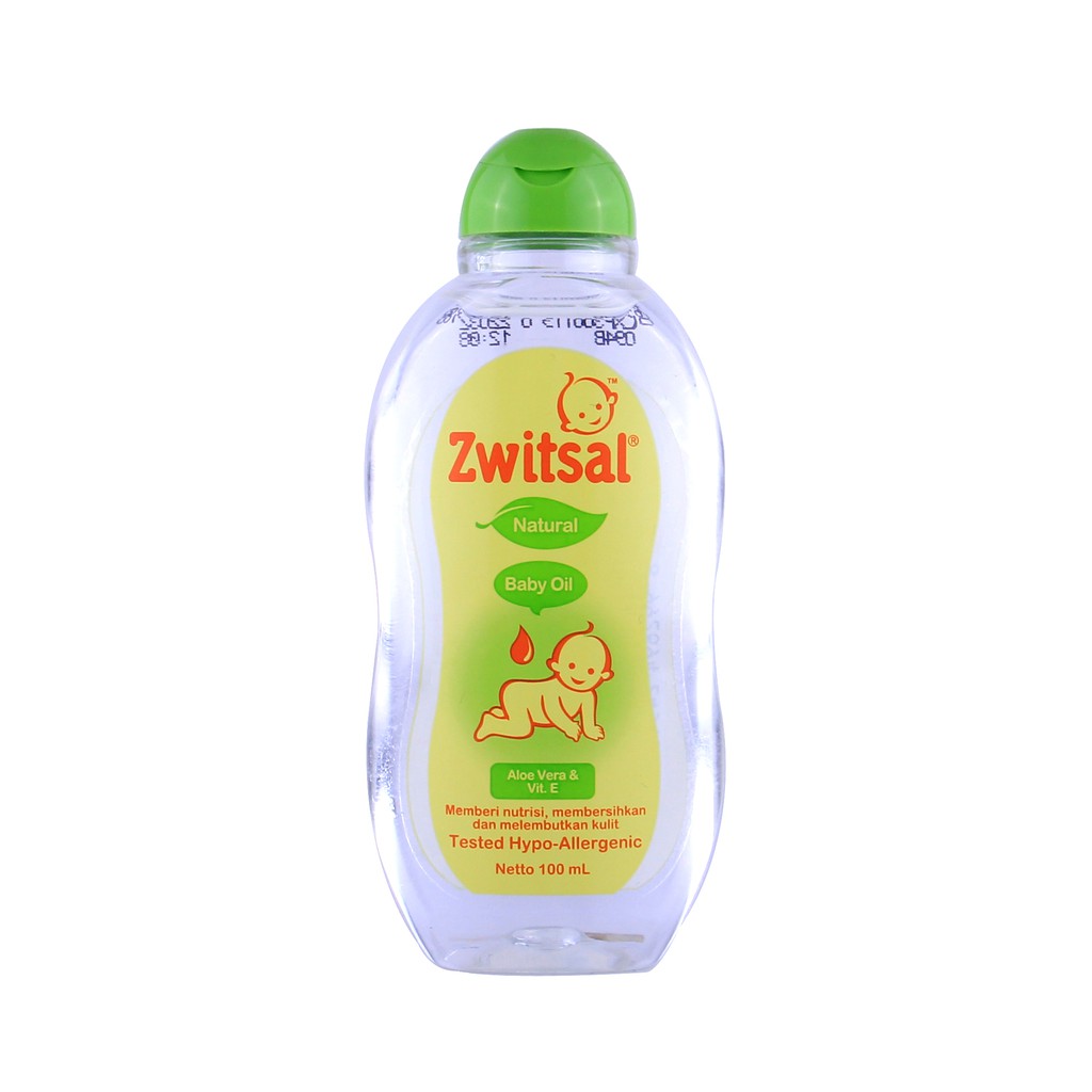 Zwitsal Natural Baby Oil Aloe Vera & Vit E 100ml Shopee Indonesia