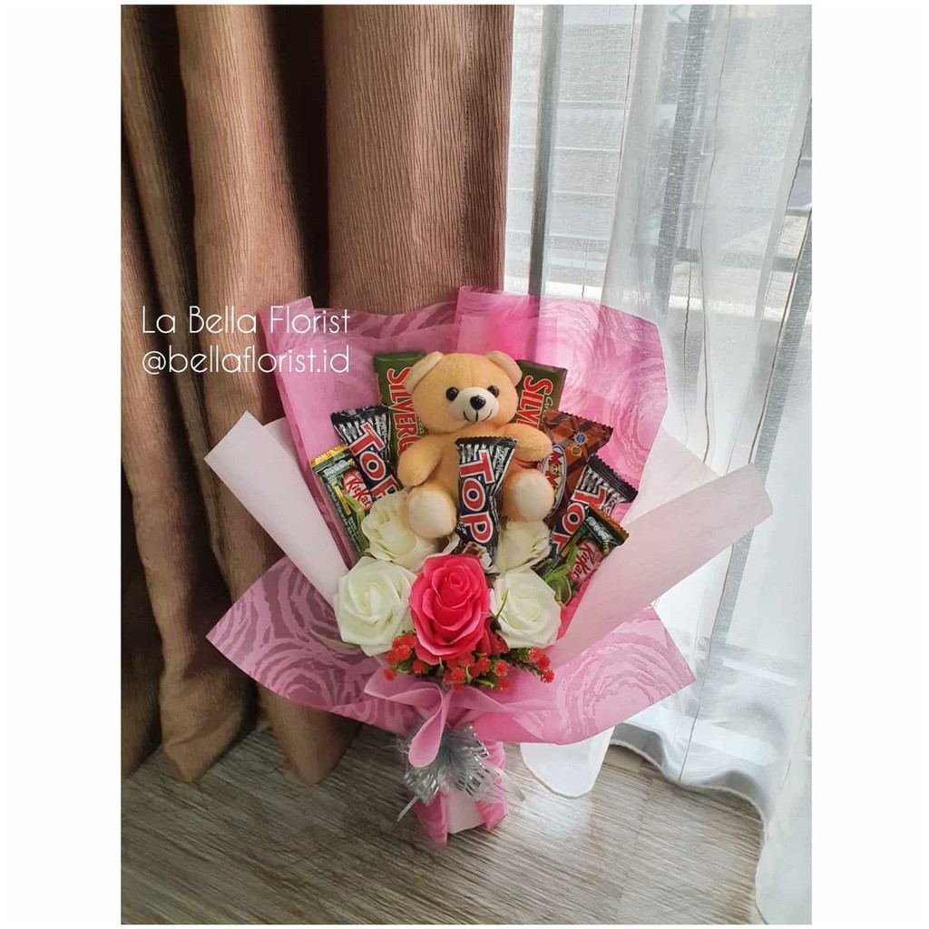 Jual Buket Murah !!! Kado Spesial Valentine / Hadiah Valentine / Coklat Valentine / Buket Bunga Murah | Shopee Indonesia