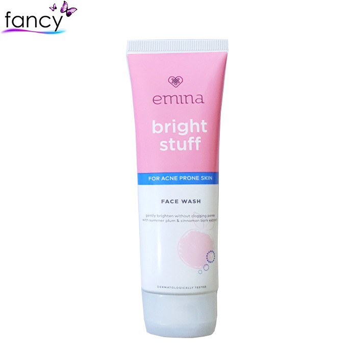 Emina Bright Stuff ACNE Face Wash 50 ml for ACNE Prone Skin Shopee