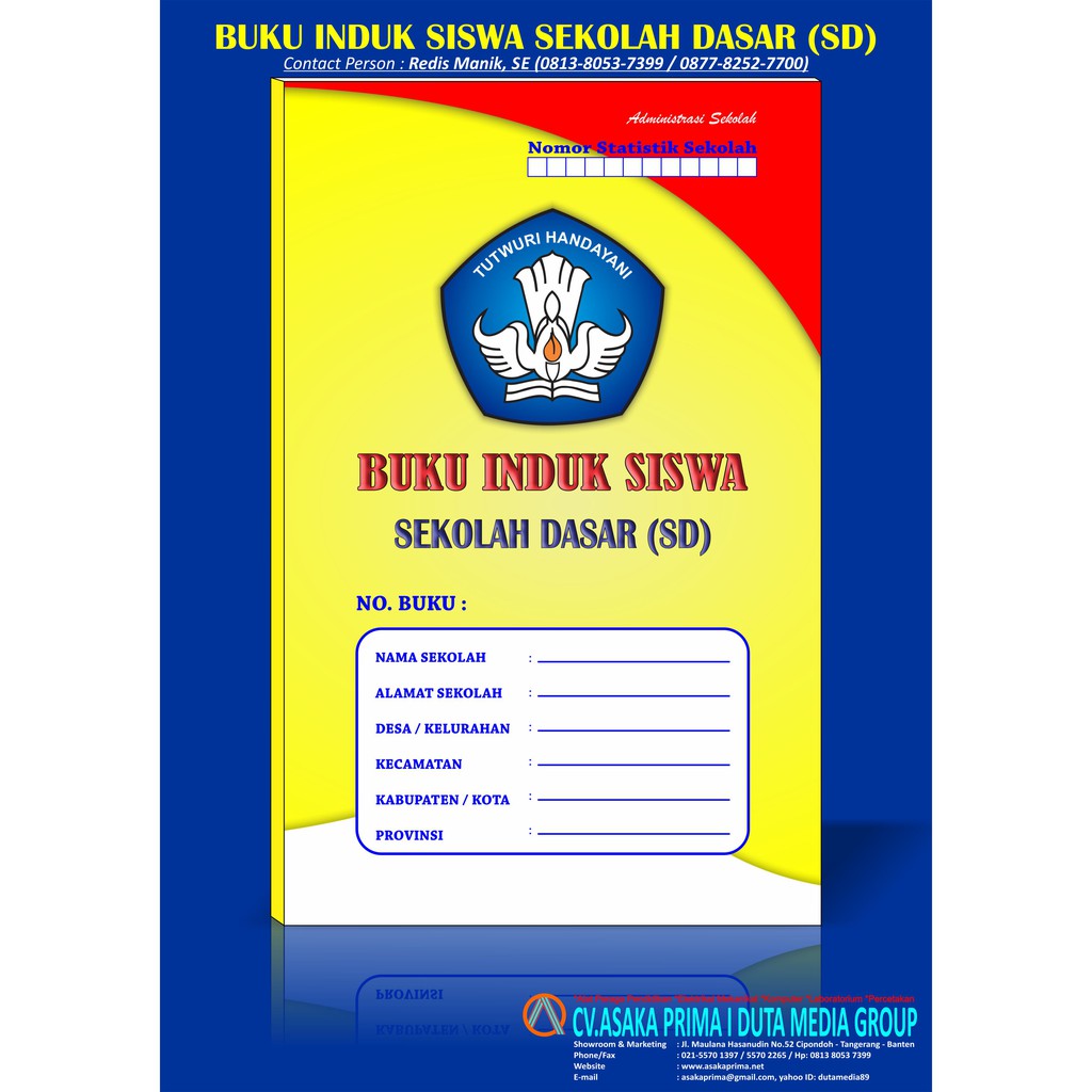BUKU INDUK SISWA SD KURIKULUM 2013 TERBARU | Shopee Indonesia