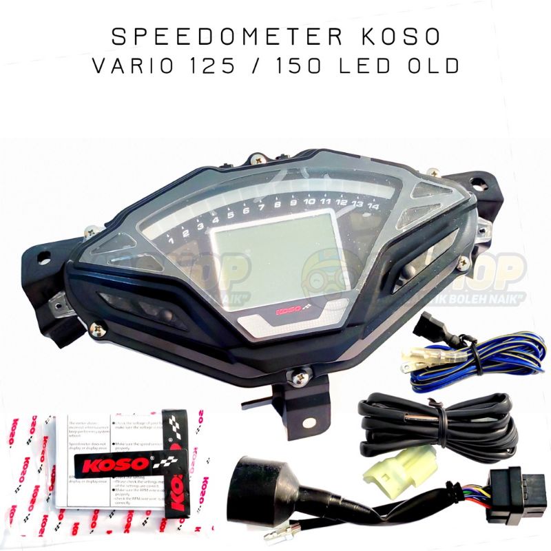 Jual Speedometer Digital KOSO Vario 125 / 150 LED (2015 2018