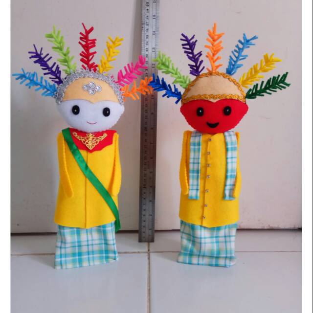 Boneka Ondel Ondel Flanel boneka baru
