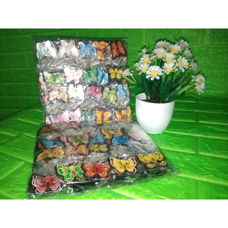 Jual Souvenir Pernikahan Kulkas Bentuk Kupu Souvenir Nikah Unik