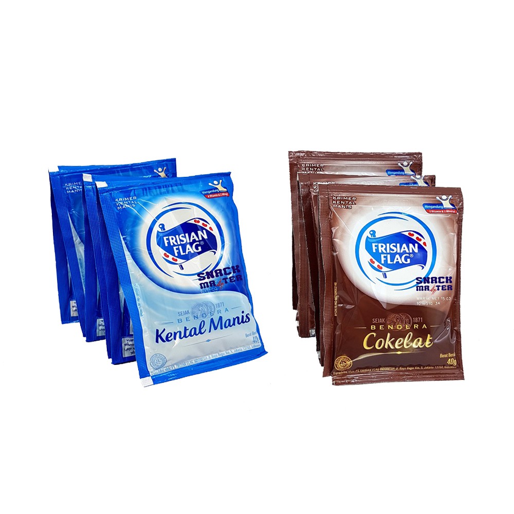 Frisian Flag Susu Kental Manis Sachet 4 Pack (6 x 42 gr