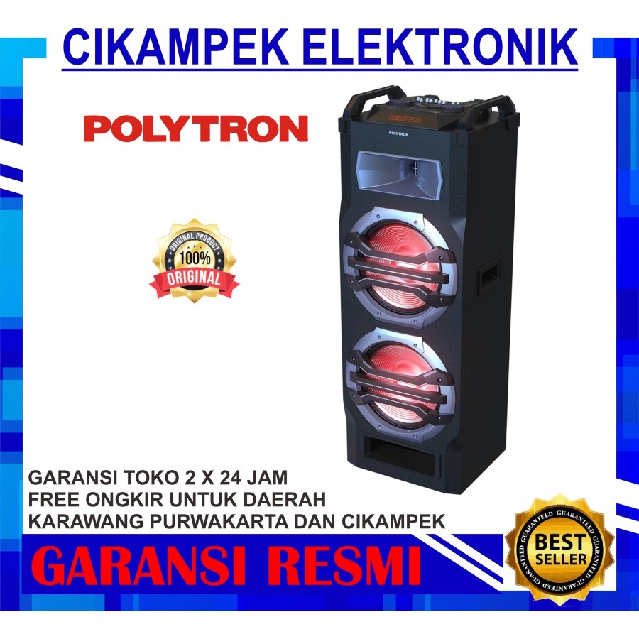 Jual SPEAKER AKTIF POLYTRON PTS 12KF25 USB BLUETOOTH Shopee Indonesia