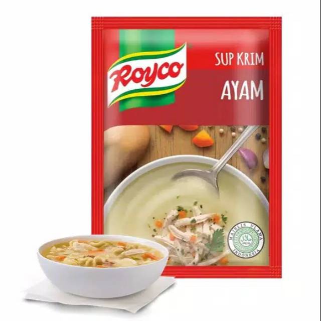 Royco Sup Krim Ayam (Chicken Cream Soup) Sup Instan Shopee Indonesia