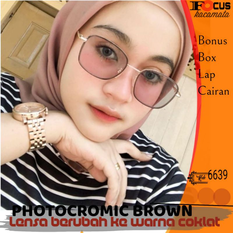 Jual Kacamata Lensa Photocromic Brown Lensa Berubah Warna Coklat Normal Minus Plus Cilinder Bonus Box Lap Cairan Pembersih Kacamata | Shopee Indonesia