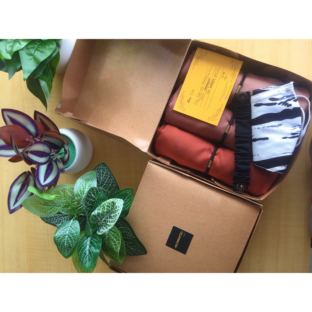 Hampers jilbab/pashmina/Hampers Set Thaitea Series Kado Valentine/Gift