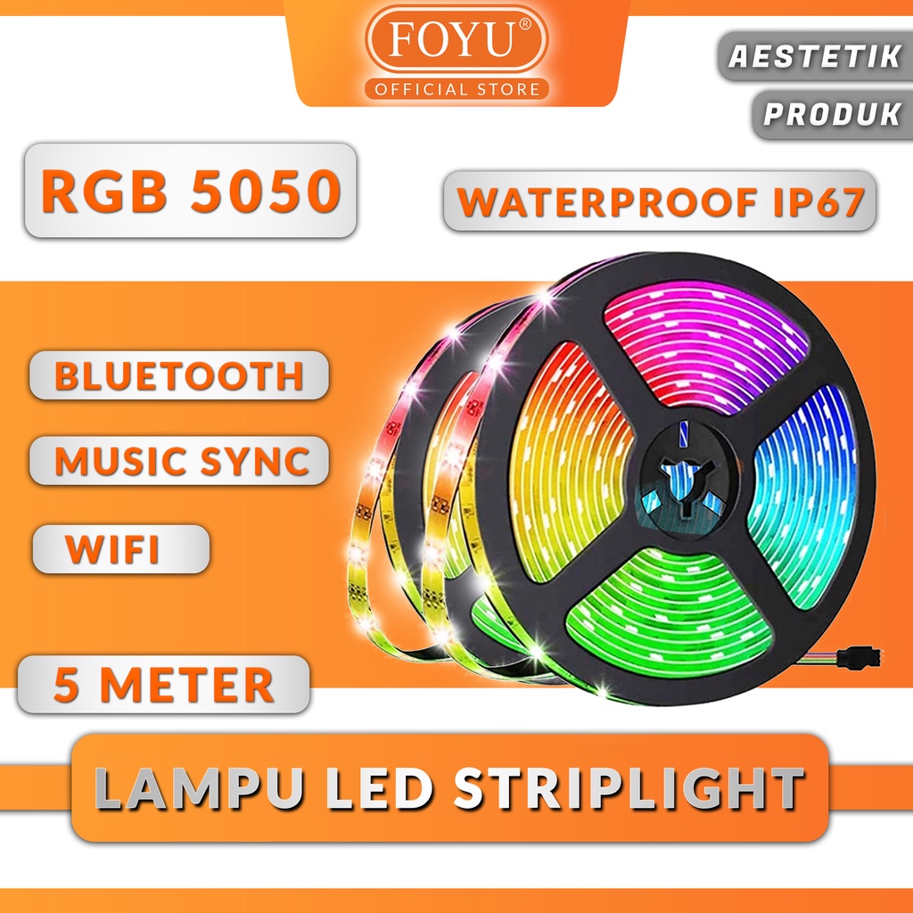Jual Lampu Led Strip Rixme 5050 Ip65 Wifi Wireless Music Sync 12V Smd Perlengkapan Rumah | Shopee Indonesia