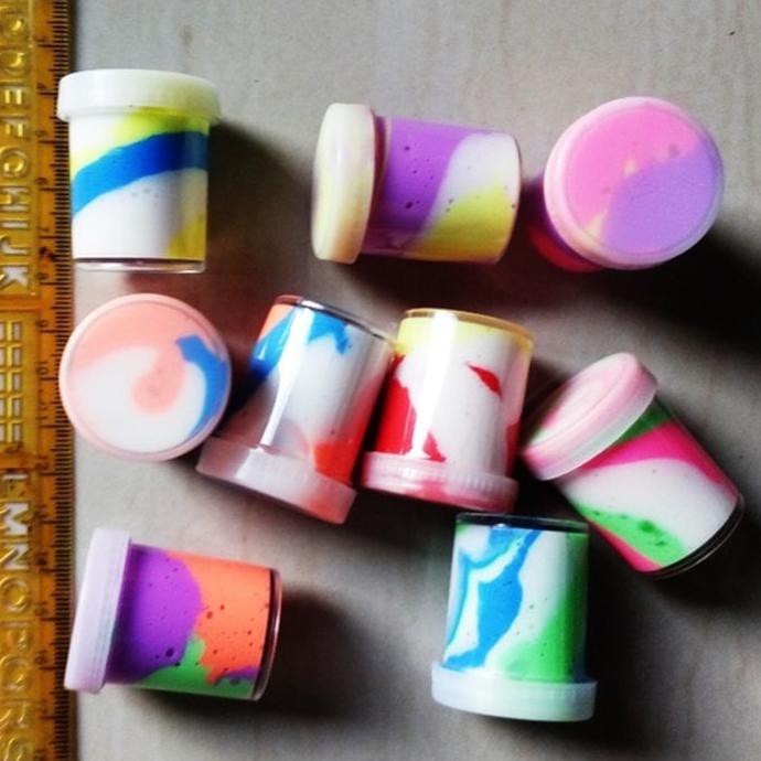 Jual Slime Slam Slem Warna Warni Mainan Anak Edukatif 10 Pcs | Shopee Indonesia