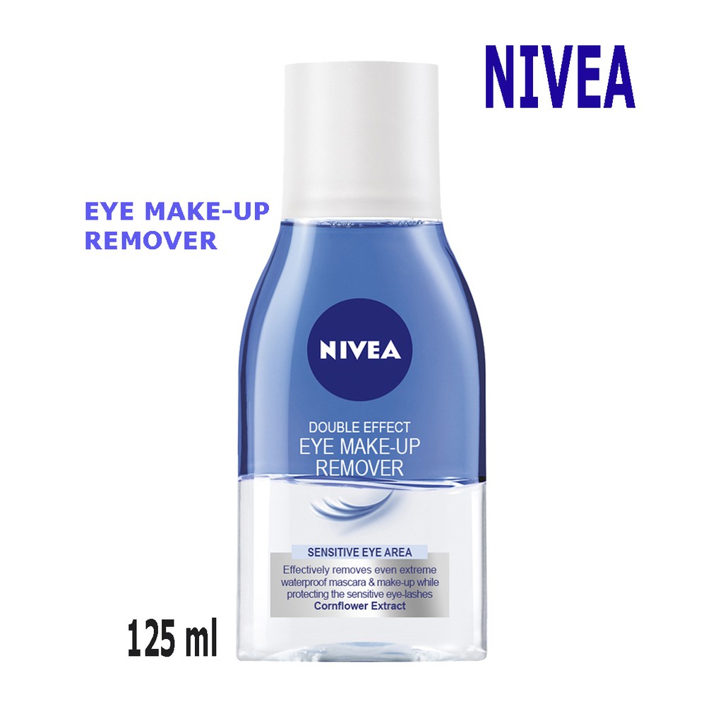 Jual Nivea Eye Make Up Remover 125 Ml | Shopee Indonesia