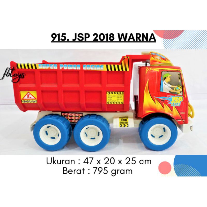Jual Mainan Anak Truck Jsp 2018 Warna | Shopee Indonesia