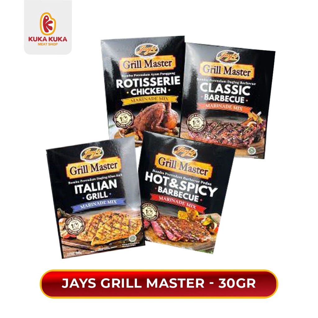 Jual Jay's / Jays Grill Master Bumbu Steak 30gr Classic BBQ / Italian