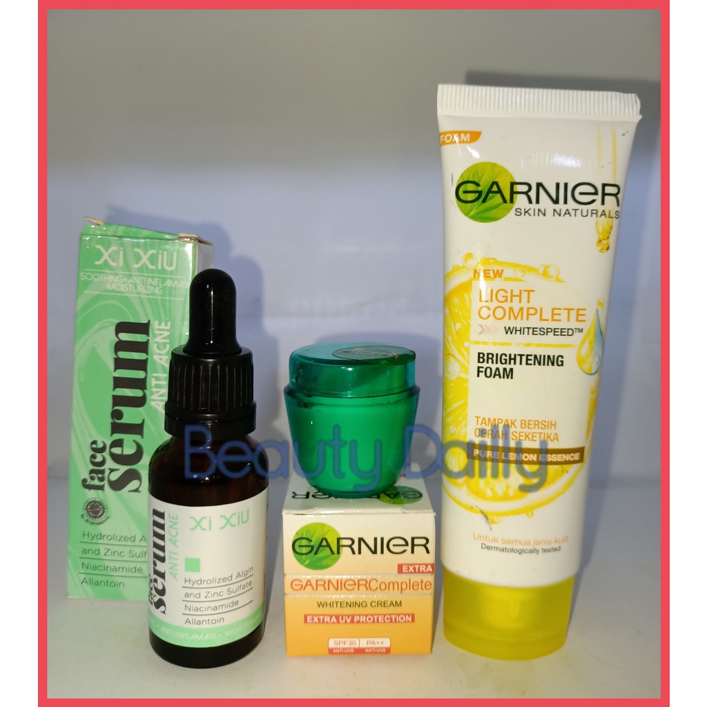Jual PROMO Paket 3 IN 1 Garnier Garnier Light Complete Facial Foam 50