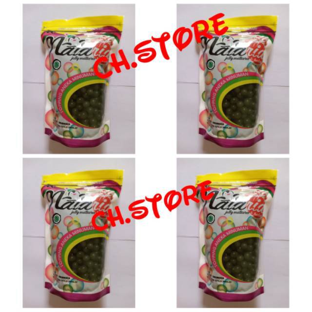 Popping boba aneka rasa topping minuman topping bubble drink jelly