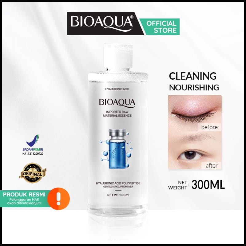 Jual BIOAQUA Hyaluronic Acid Polypeptide Micellar Water Gentle Makeup