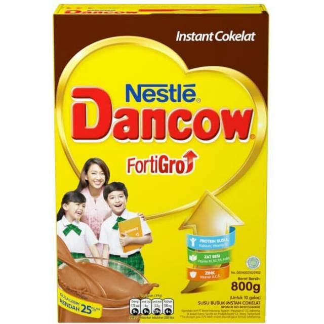 Jual Dancow Fortigro Instant Coklat 800Gr | Shopee Indonesia